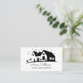 Moderne schoonmaakdiensten voor het Witte Huis Visitekaartje (Staand voorkant)