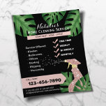 Moderne schoonmaakmaden voor het huis Botanisch Flyer<br><div class="desc">De moderne schoonmaakmaden van het Huis botanische flyers.</div>
