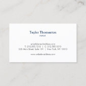 Moderne schoonmaakservice, huishoudster II Visitekaartje (Achterkant)