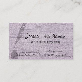 Moderne schrijfmachine Antiek pen Trendy Modern Visitekaartje