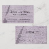 Moderne schrijfmachine Antiek pen Trendy Modern Visitekaartje (Voorkant / Achterkant)