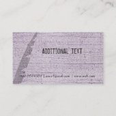 Moderne schrijfmachine Antiek pen Trendy Modern Visitekaartje (Achterkant)