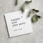 Moderne Schrijfmachine Uit Elopement Trouwreceptie Kaart