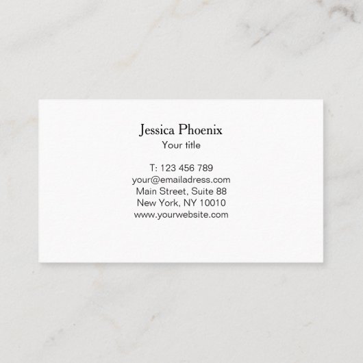 Moderne Schwarz Struktur Gold-Kreis (Imitat) Visitekaartje (Achterkant)