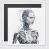 Moderne Sci-fi cyborg meisje (Voorkant / Achterkant)