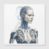 Moderne Sci-fi cyborg meisje (Voorkant)