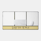 Moderne Scrip fotocollage Bureaumat (Keyboard & Muis)