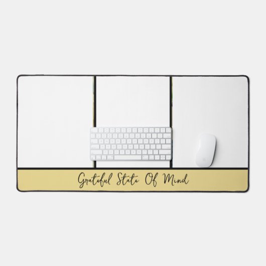 Moderne Scrip fotocollage Bureaumat (Keyboard & Muis)