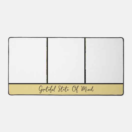 Moderne Scrip fotocollage Bureaumat (Voorkant)