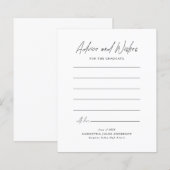 Moderne Script Advies en Wensen Afstuderen (Voorkant / Achterkant)