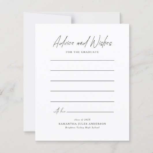 Moderne Script Advies en Wensen Afstuderen (Voorkant)