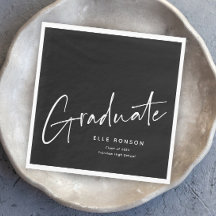 Moderne Script Afgestudeerd Eenvoudige Afstuderen