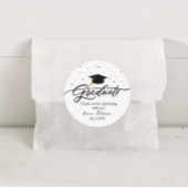 Moderne Script Afstudeer Bedankt Sticker