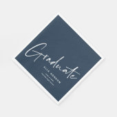 Moderne Script Afstudeerders Eenvoudige Afstuderen Servet (Hoek)