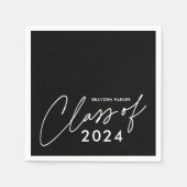 Moderne Script Afstudeerklas Servet (Voorkant)