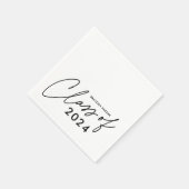 Moderne Script Afstudeerklas Servet (Hoek)