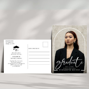 Moderne Script Afstuderen Photo Arch Afstudeerfees Briefkaart
