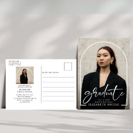 Moderne Script Afstuderen Photo Arch Afstudeerfees Briefkaart
