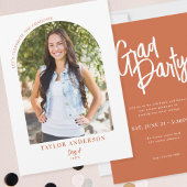 Moderne Script Arch Foto Terracotta Afstudeerder P Kaart