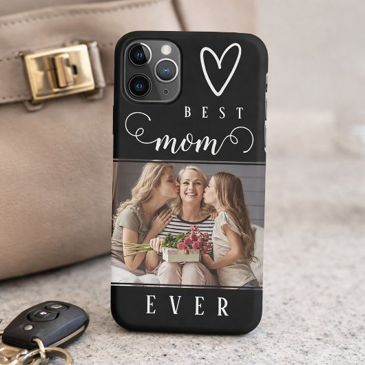 Moderne Script Beste Moeder Ooit Foto Case-Mate iPhone Case