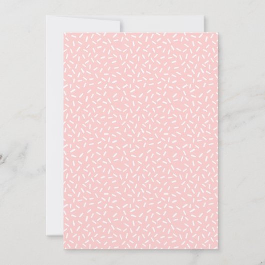 Moderne Script Blush Roze Foto Afstuderen Aankondiging (Achterkant)