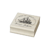 Moderne Script Boekplaat Schip Nautilus Boek  Rubberstempel (Stempel)