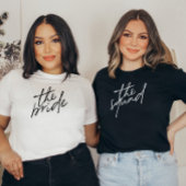 Moderne Script Bride T-shirt