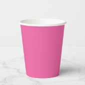 Moderne Script Bruidsdouche Aangepast Trendy Heet Papieren Bekers (Achterkant)