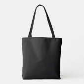 Moderne Script Bruidsmeisje Naam Grote Tote Bag (Achterkant)
