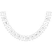 Moderne Script Bruiloft Feest Vlaggetjes (Alle)