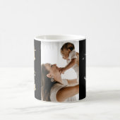 Moderne Script Calligraphy Gold Faux Best Mam Ever Koffiemok (Center)