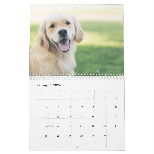 Moderne Script Calligraphy Newly Wed Photo Kalender (Jan 2026)