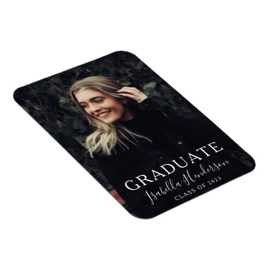 Moderne Script Class of 2022 Afstuderen Magneet (Rechterzijde)