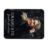 Moderne Script Class of 2022 Afstuderen Magneet (Horizontaal)