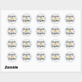 Moderne Script Cute Mental Health Sticker (Vel)