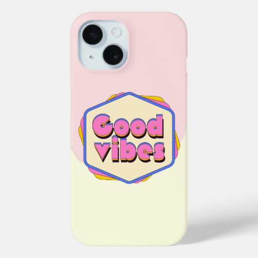 Moderne Script Cute Phone Case | dat is mijn vibe (Achterkant)
