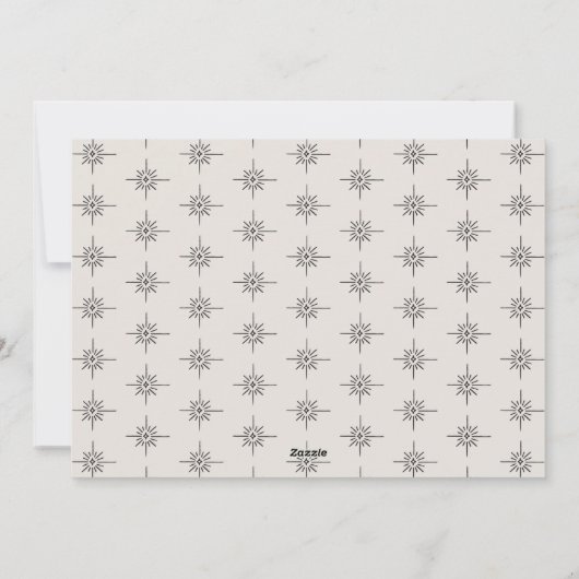 Moderne script dankbaar fotovakantie feestdagenkaart (Achterkant)