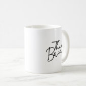 Moderne script de bruid T-Shirt Koffiemok (Voorkant rechts)