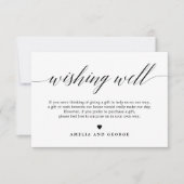 Moderne Script EDITABLE COLOR Wish Kaart MSC (Voorkant)