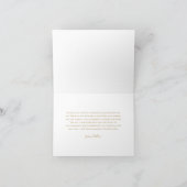Moderne Script Eenvoudige Afstuderen Bedankkaart (Binnen)