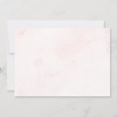 moderne script elegante baby shower uitnodiging (Achterkant)