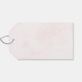 moderne script elegante babyshower cadeautags cadeaulabel (Achterkant Horizontaal)