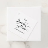 Moderne Script Elegante Handgeschreven Bruidsmeisj Bedankjes Labels (In situ)