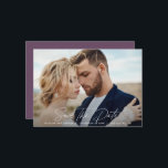 Moderne script elegante trouw save the date<br><div class="desc">Moderne script elegante trouw save the date kaart. Modern minimaal stijlvol ontwerp. Alle kleuren kunnen worden aangepast.</div>