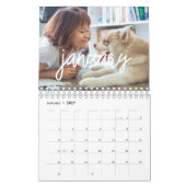 Moderne script familie foto 2023 kalender (Jan 2027)