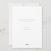 Moderne Script Family Photo Holiday-kaart Feestdagenkaart (Achterkant)