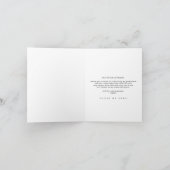 Moderne script foto afstuderen bedankkaart (Binnen)