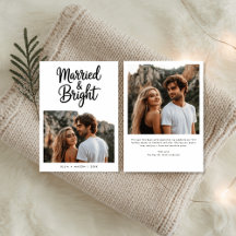 Moderne Script Getrouwd & Helder Huwelijksfoto