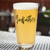 Moderne Script Godfather Oprichtingsdatum Glas