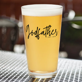 Moderne Script Godfather Oprichtingsdatum Glas